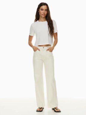 Denim Forum The Farrah Hi-Rise Wide Jean